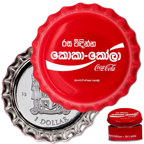 Silbermünze coca cola - silbermünze, coca-cola®