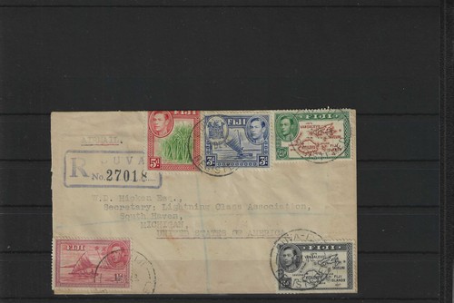 Ab894 alter beleg 1948 fiji - alter,