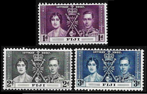 Fiji 1937 george vi - george,