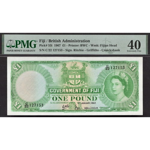 Fiji 53i 1967 - p.53i, £1