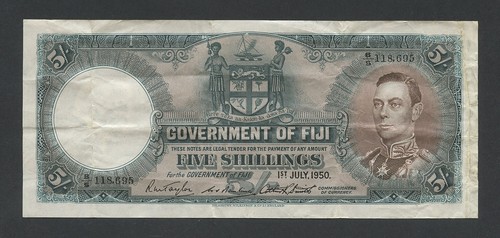 Fidschi schilling 1950 kgvi - schilling,