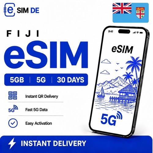 Fiji fidschi esim 5gb - fiji/fidschi,