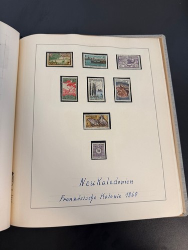 Alte briefmarkensammlung - alte,