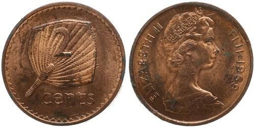Fiji fidschi two cents - fiji, 2