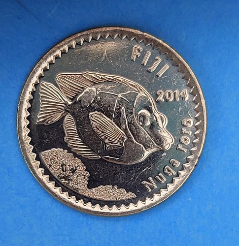 Fiji cents 2014 km - 5, ⭐️