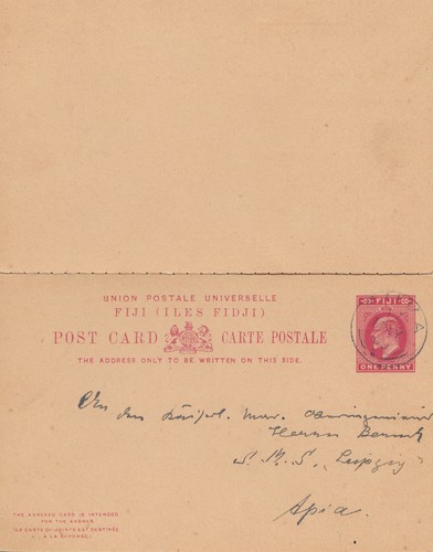 Fiji post card - fiji:,